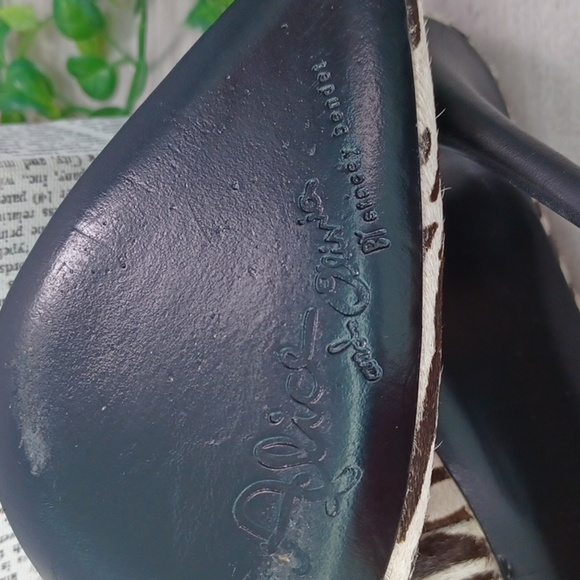 Alice + Olivia Zebra Print Calf Hair Heels - Picture 9 of 10